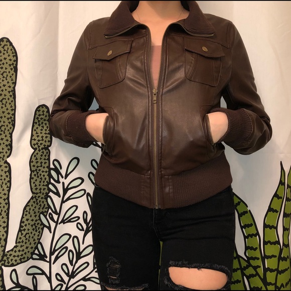 Faux Leather Jacket - Picture 2 of 3